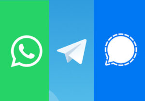 WhatsApp Telegram y Signal