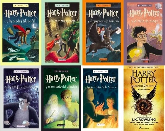 Todos los libros de Harry Potter