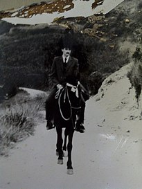 Dr. José Gregorio Hernández cabalgando en su tierra natal